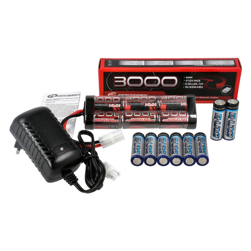 BATTERIE NIMH 7.2V 3000 mah Tamiya avec chargeur