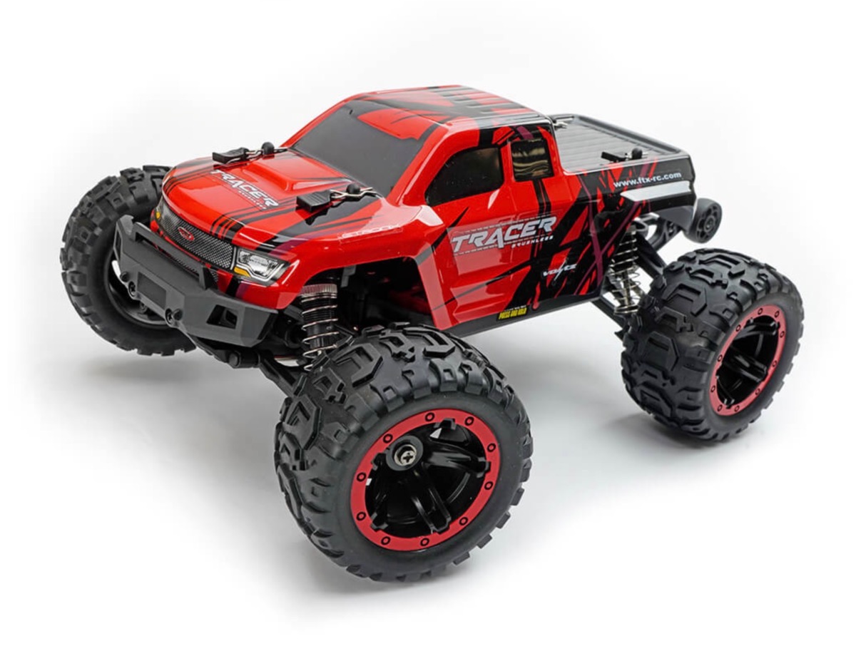 FTX Tracer 1/16 4WD Brushed Rouge FTX5576R – Monster Truck RC RTR