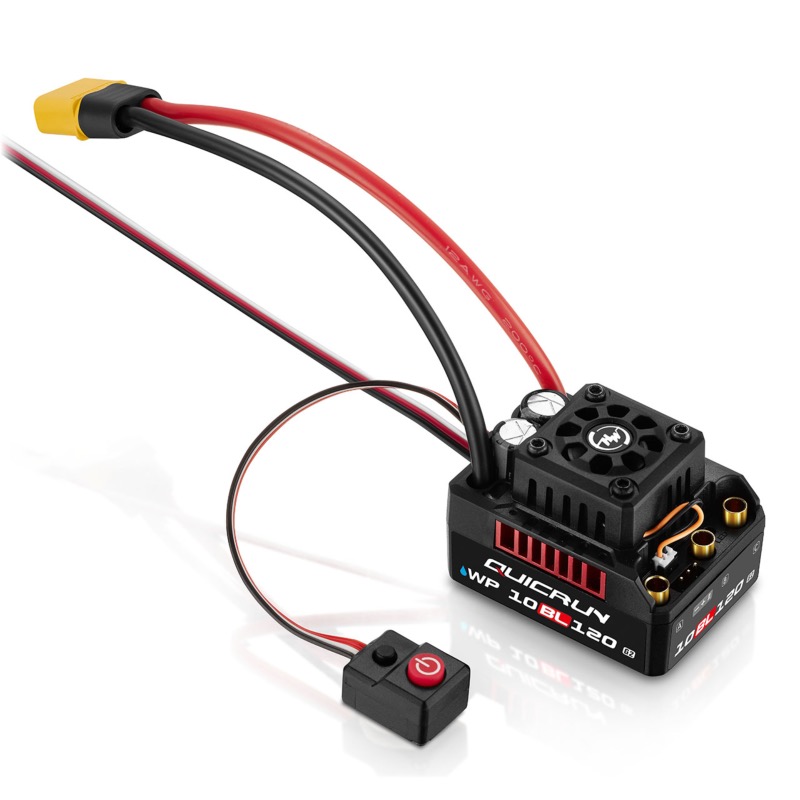 Hobbywing Combo WP10BL120G2 moteur 3660SL-3150KV-G2 ESC 120 AMP