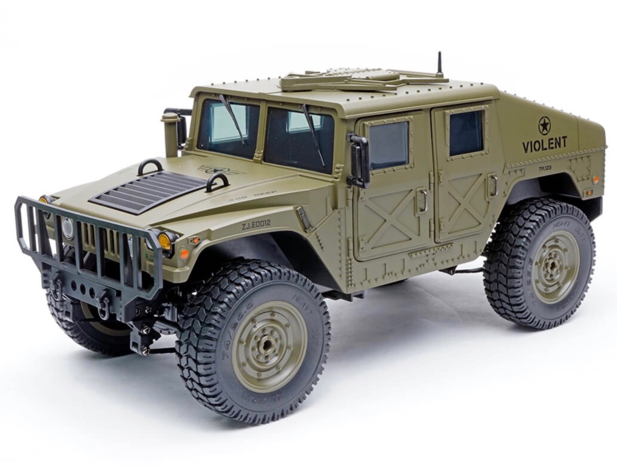 E-ZEE RC Hummer Military Truck 1/16 4WD Vert – EZ-G2069GN