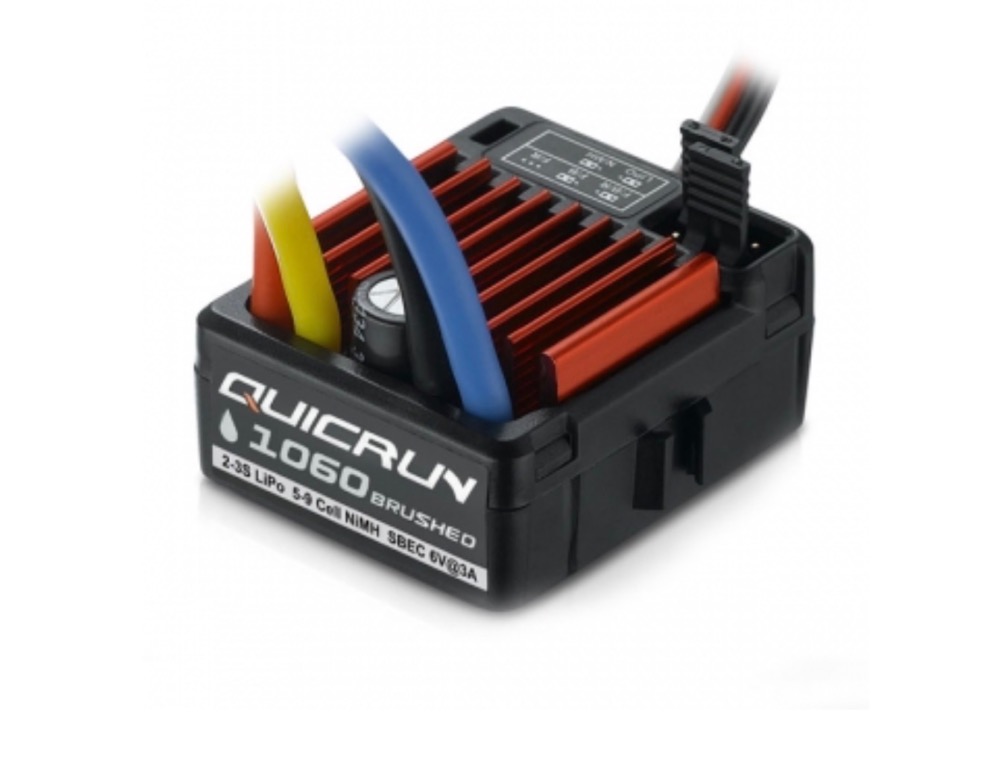 Hobbywing QuicRun WP-1060 60A Waterproof Brushed – Prise Tamiya
