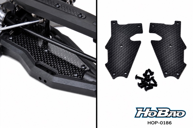 HOBAO HOP-0186 renfort carbone triangle inférieur avant Hyper VS2T