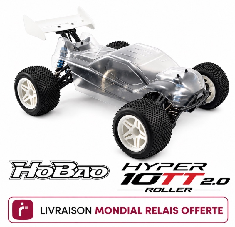 Hobao Hyper 10TT 2.0 Roller RC 1/10 – Truggy Tout terrain