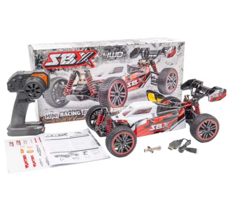 FUNTEK SBX BUGGY 1/12 XL ROUGE ET NOIR 100% RTR