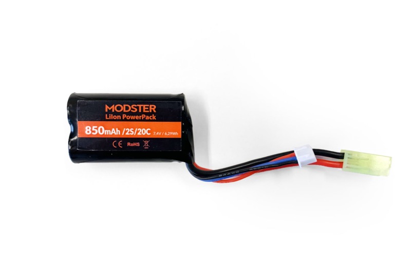 MODSTER Li-ion batterie 2S 7,4V 850 mAh 20C Rookie/XGT