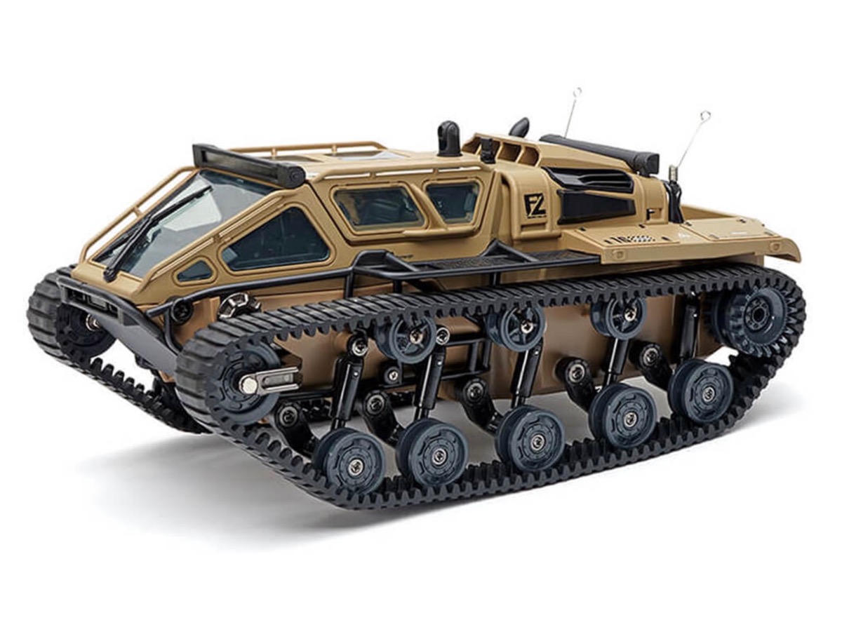 E-ZEE RC Ripsaw 1/16 Désert – Véhicule Chenillé RC Haute Vitesse