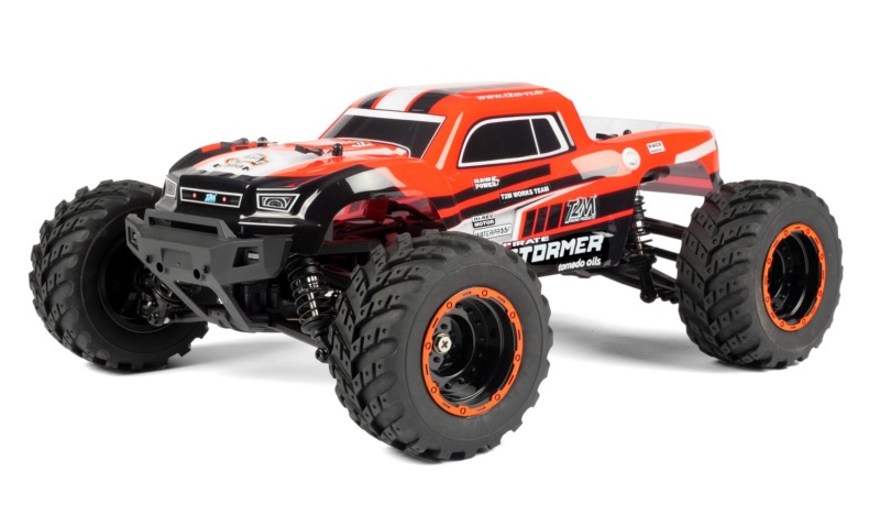 T2M monster truck rc lectrique PIRATE STORMER 1/10 4 roues motrices 100%  RTR