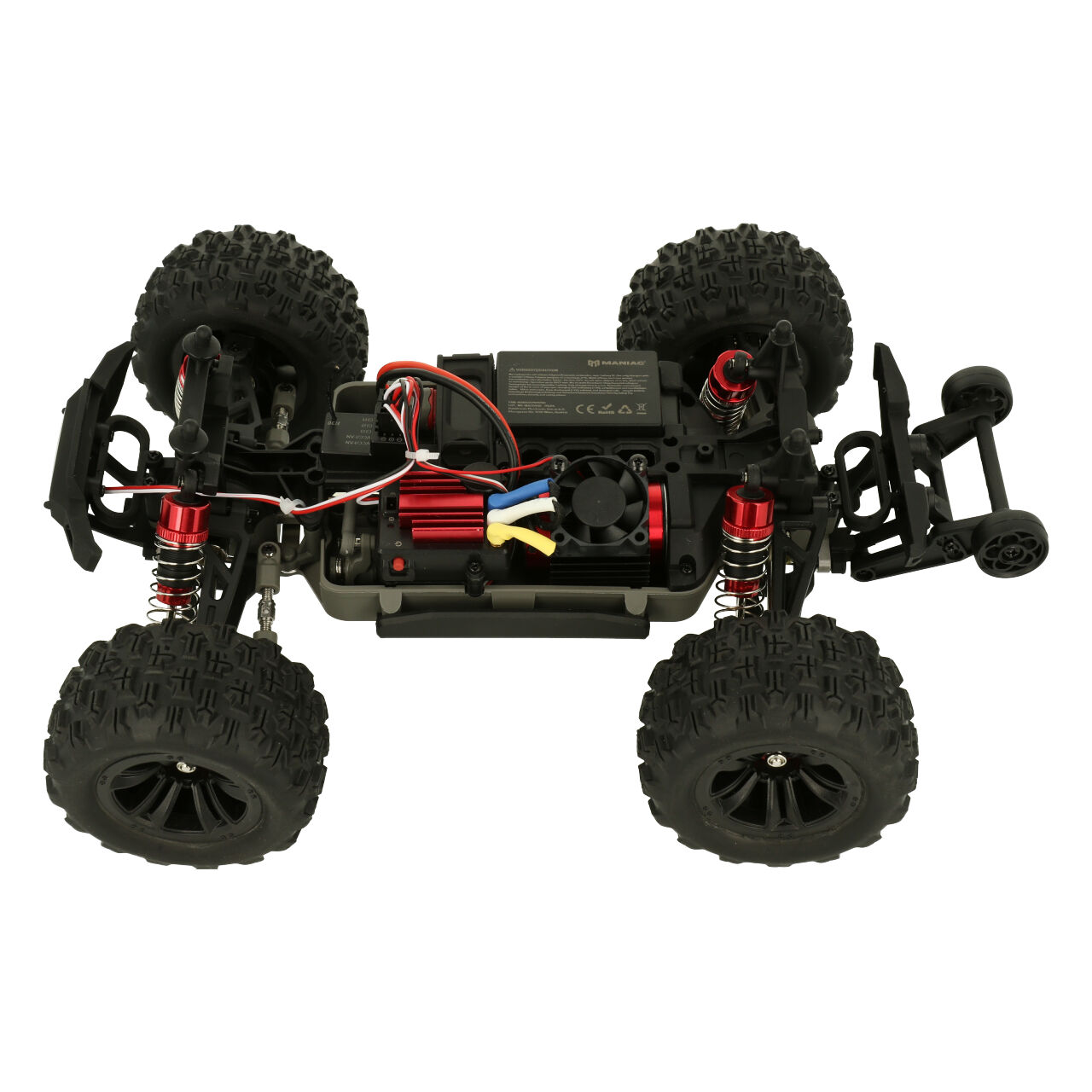 Hyper GO Fury Brushed Truggy rc 1/16 bleu et orange