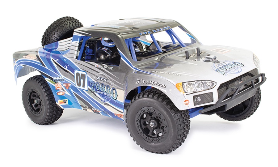 FTX ZORRO 1/10 THERMIQUE TROPHY TRUCK 4WD RTR - BLEU