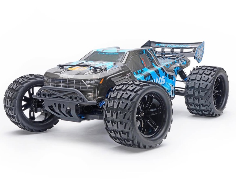 FTX Khaos Brushless 4WD 1/10 Bleu – FTX5564B avec LiPo 3S et Chargeur