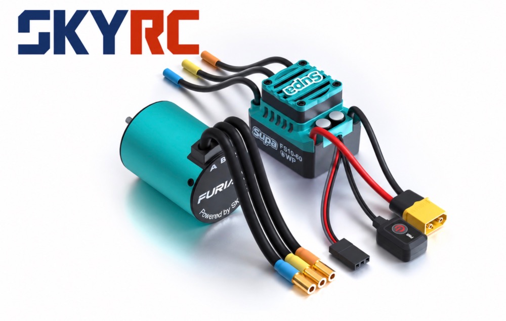 SkyRC FuriaX Supa Combo 60A + Moteur Brushless 3650 3100KV 1/10