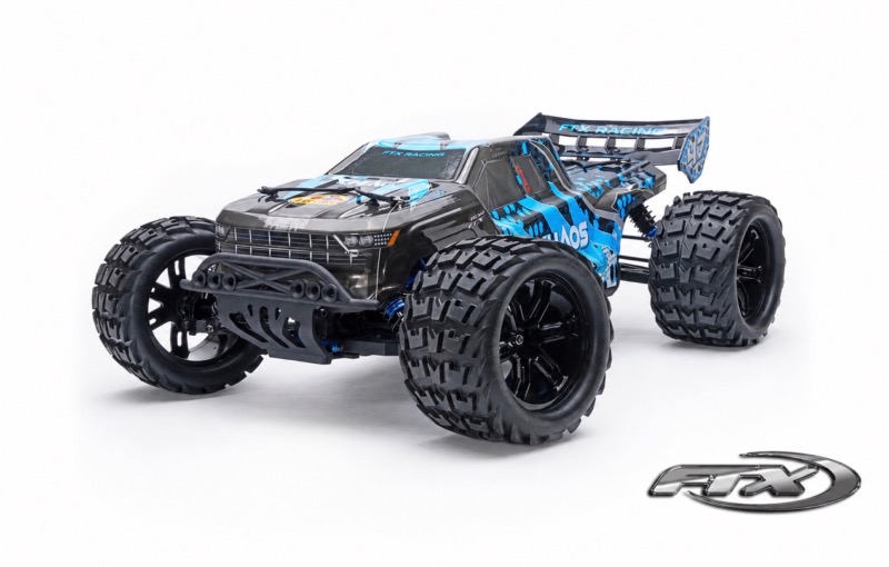 FTX Khaos Brushless 4WD 1/10 Bleu – FTX5564B avec LiPo 3S et Chargeur