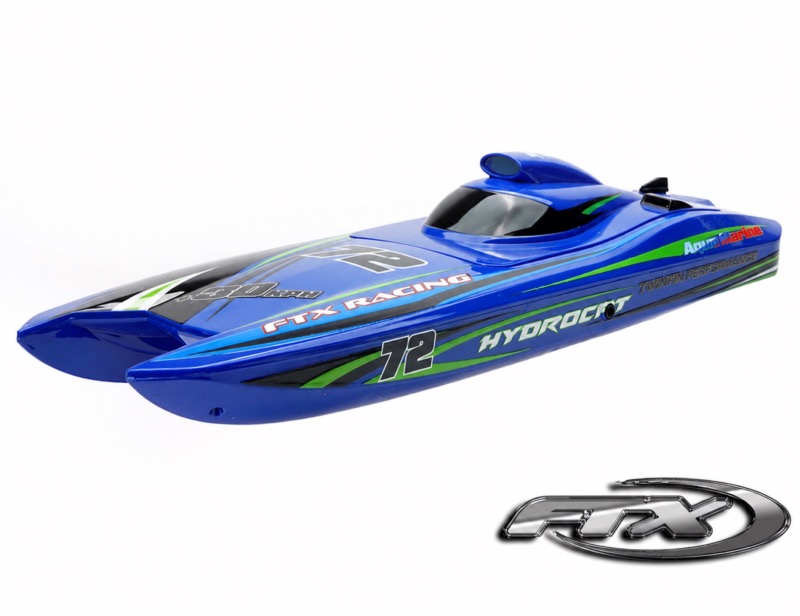 FTX Hydrocat Brushless 3S Bateau RC Turbojet 40 cm Bleu