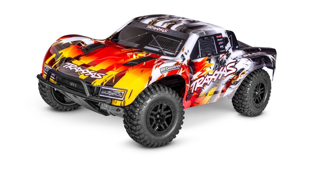 Traxxas Slash 4X2 VX3 – short course RC Brushless 1/10 RTR ROUGE