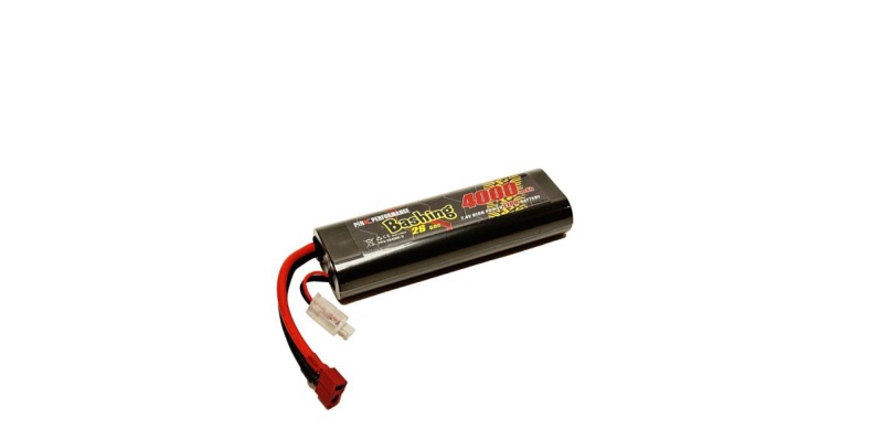 Pink Bashing LiPo 2S 7.4V-4000-50C (Deans) 139x47x25mm 240g Round